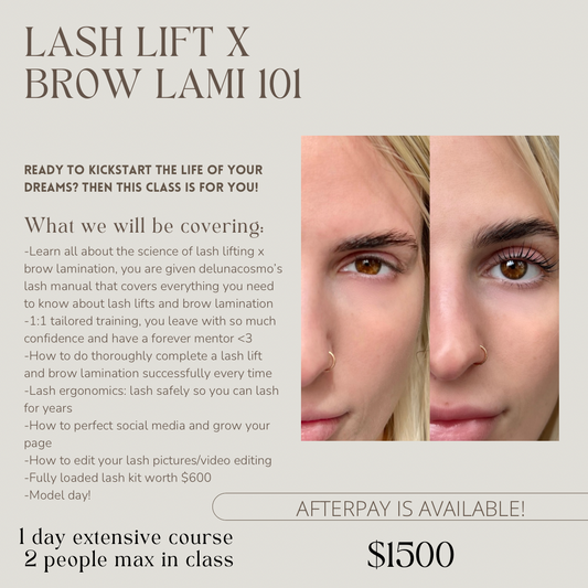 Lash Lift x Brow Lami Course